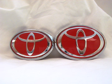 toyota red s emblem #6